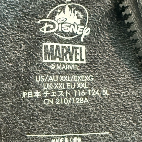 Marvel Black Textured Fabric with Disney Logo Spiderman size xxl New without tag - Picture 5 of 5